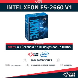 Intel Xeon E5-2660 V1 (8 Núcleos/16 Hilos) @3.00GHz Turbo Speed